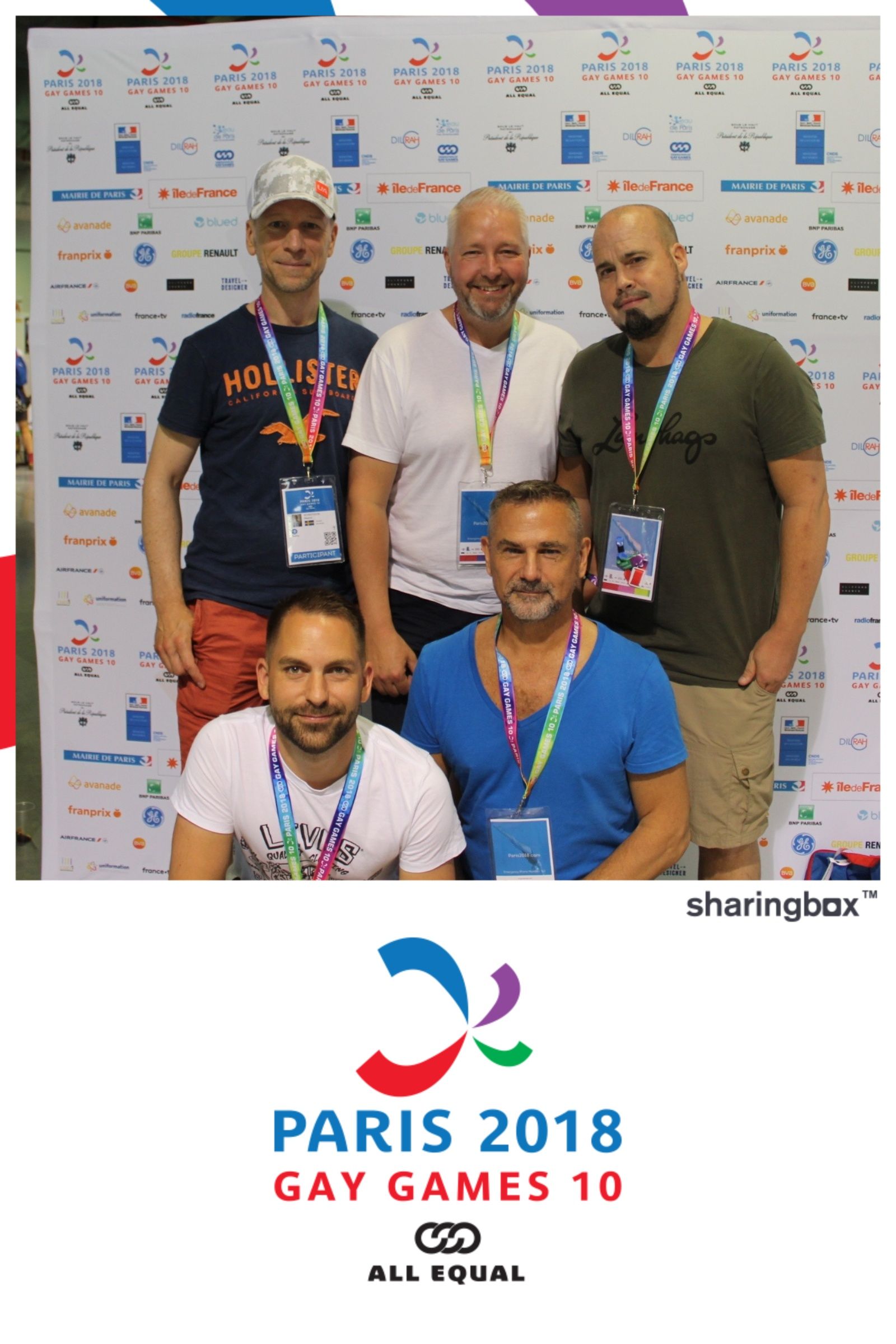 Stockholm All Stripes bowling - Paris Gay Games 2018