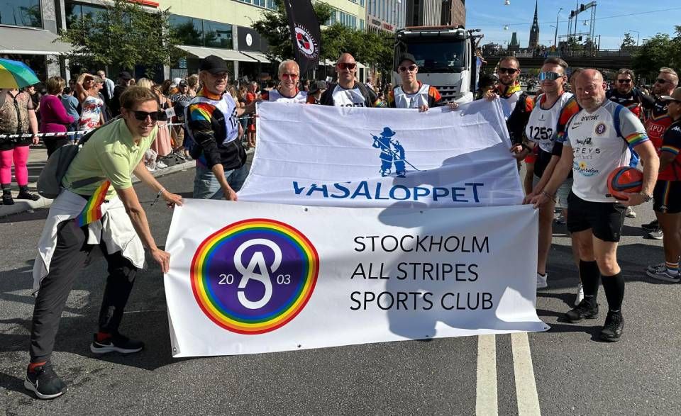 Stockholm All Stripes längdskidåkningssektion Pride 2023