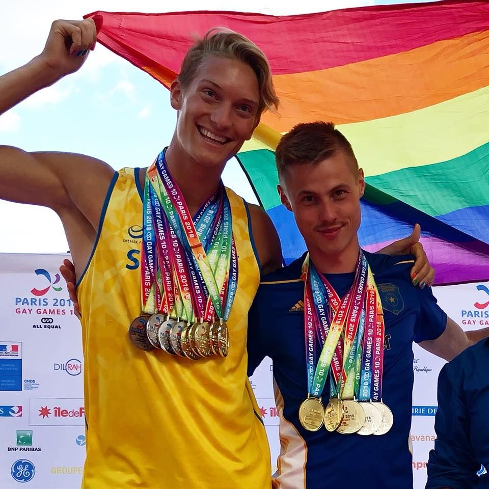 Stockholm All Stripes friidrottssektion Eurogames Paris 2018