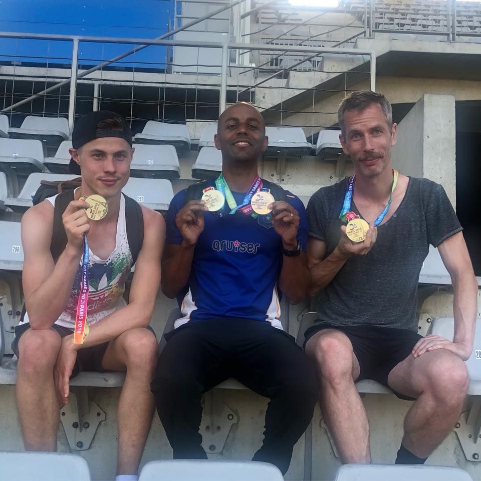 Stockholm All Stripes friidrottssektion Eurogames Paris 2018