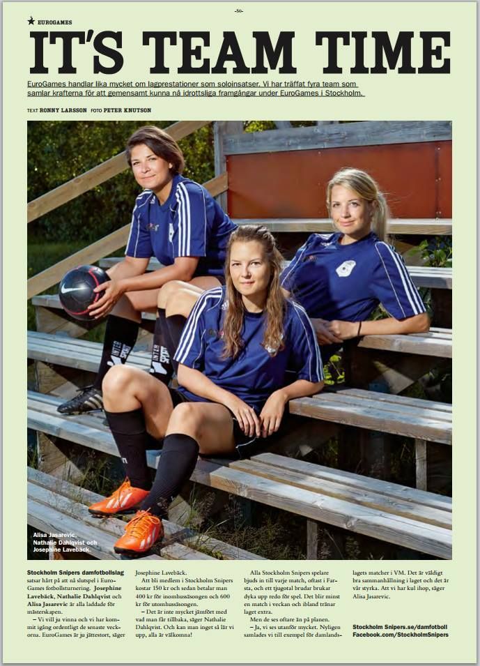 Stockholm All Stripes damfotboll 2015 Eurogames Stockholm